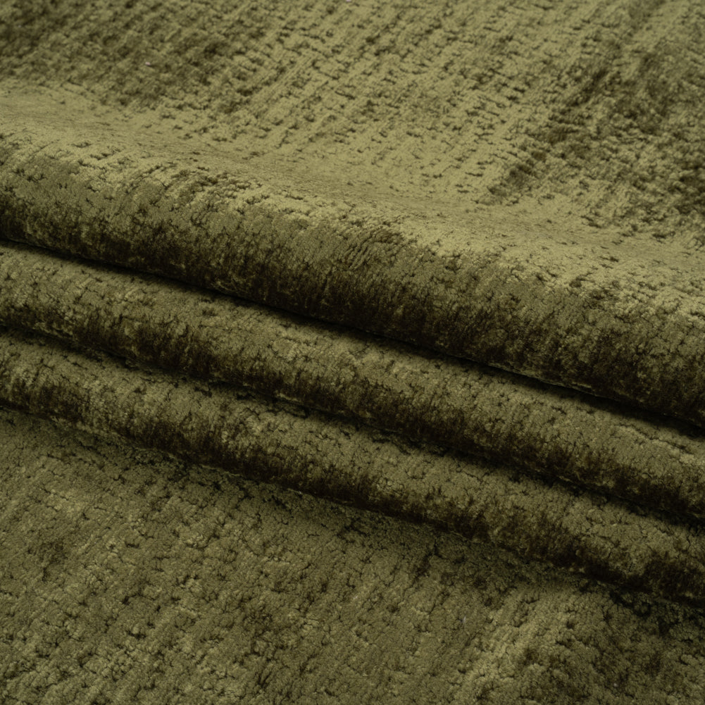 Textured Upholstery Chenille - Grass - Odie Collection