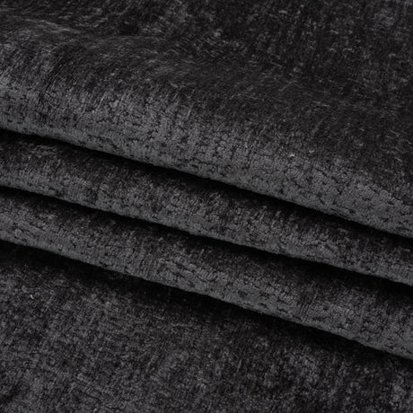 Textured Upholstery Chenille - Onyx - Odie Collection