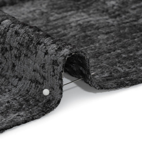 Textured Upholstery Chenille - Onyx - Odie Collection