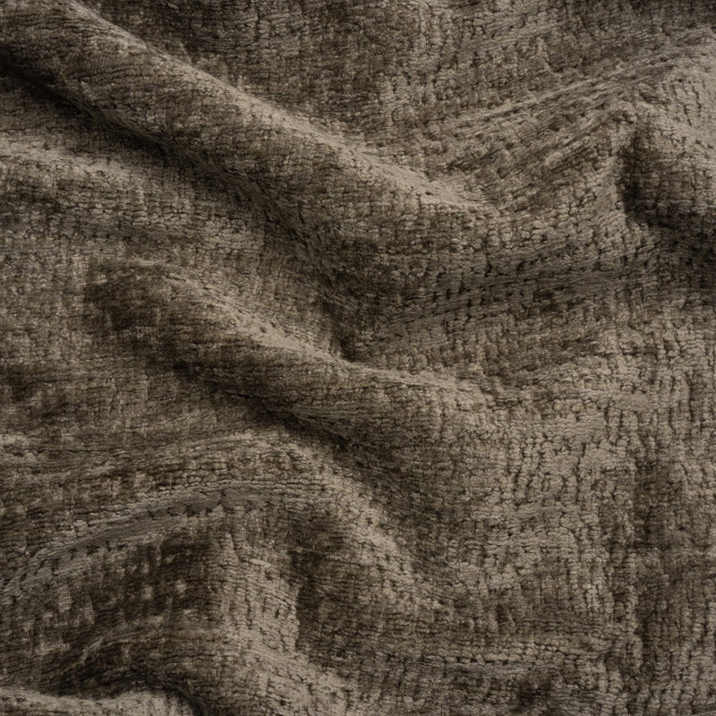 Textured Upholstery Chenille - Otter - Odie Collection