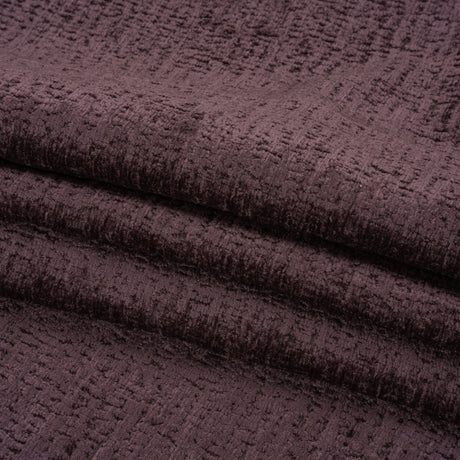 Textured Upholstery Chenille - Plum - Odie Collection