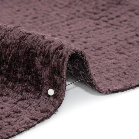 Textured Upholstery Chenille - Plum - Odie Collection