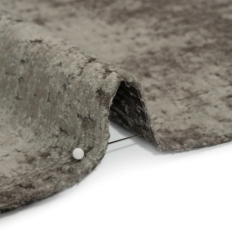 Textured Upholstery Chenille - Steel - Odie Collection