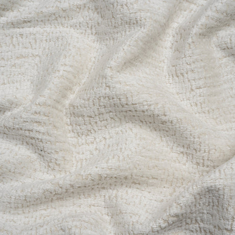 Textured Upholstery Chenille - White Hot - Odie Collection