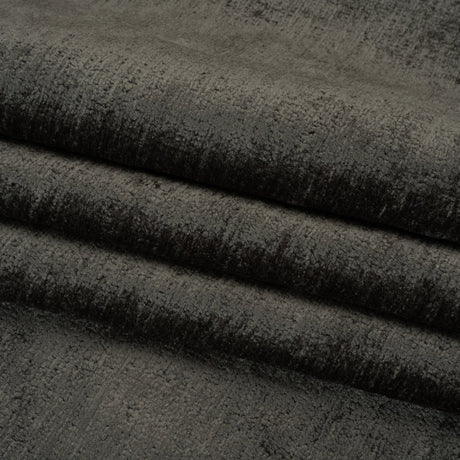 Upholstery Chenille - Asphalt Monotone Abstract - Timbrell Collection