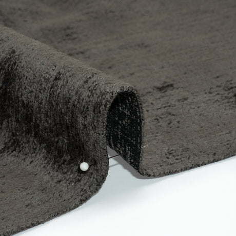 Upholstery Chenille - Asphalt Monotone Abstract - Timbrell Collection