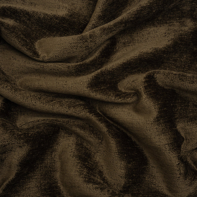 Upholstery Chenille - Chocolate Monotone Abstract - Timbrell Collection