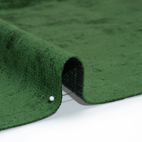 Upholstery Chenille - Emerald Monotone Abstract - Timbrell Collection
