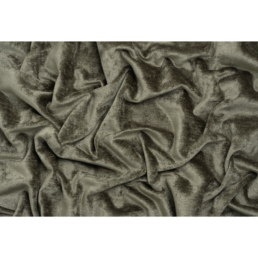 Upholstery Chenille - Olivine Monotone Abstract - Timbrell Collection