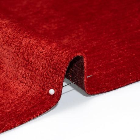 Upholstery Chenille - Red It Monotone Abstract - Timbrell Collection