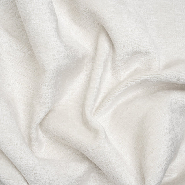 Upholstery Chenille - Snow Monotone Abstract - Timbrell Collection