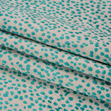 Upholstery Chenille - Aqua Spotted - Piperhill Collection