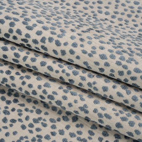 Upholstery Chenille - Azul Spotted - Piperhill Collection