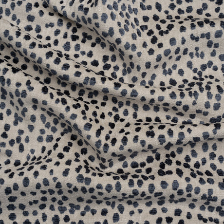 Upholstery Chenille - Sapphire Spotted - Piperhill Collection