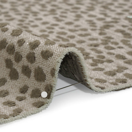 Upholstery Chenille - Truffle Spotted - Piperhill Collection