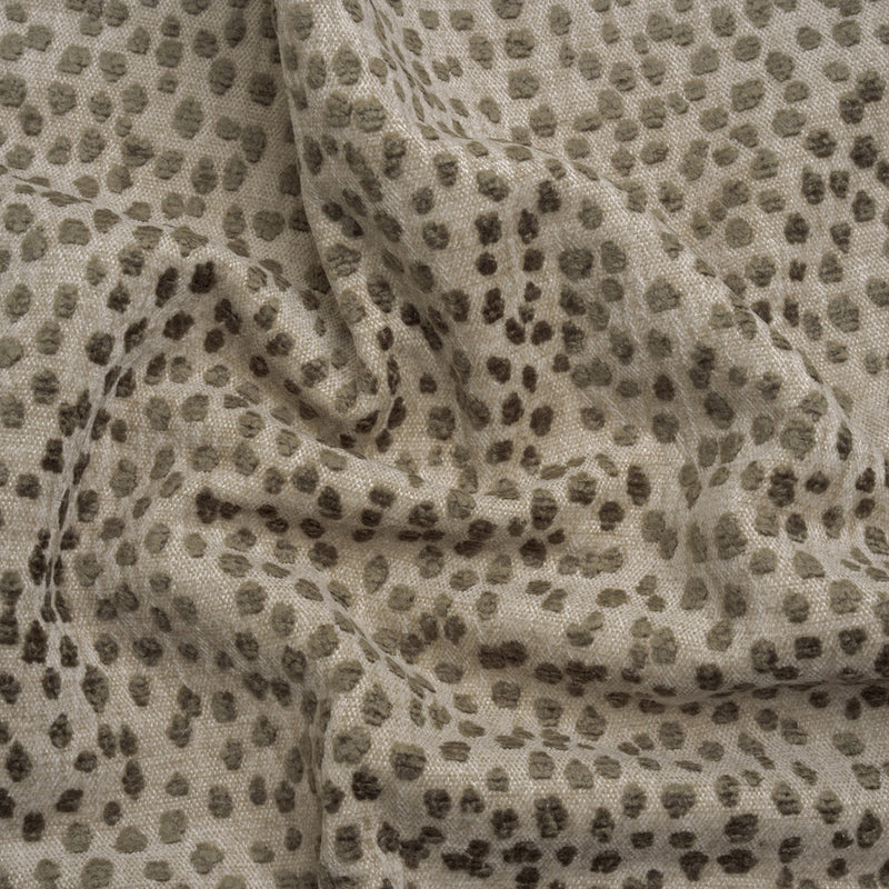 Upholstery Chenille - Truffle Spotted - Piperhill Collection