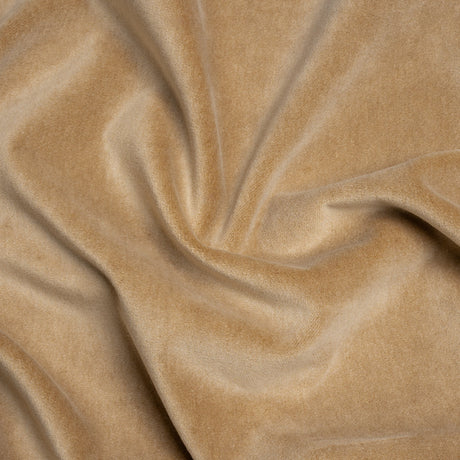 Cotton and Polyester Upholstery Velvet - Camel - Banton Collection