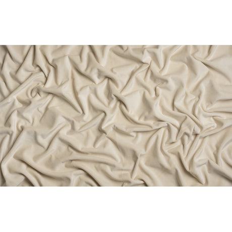 Cotton and Polyester Upholstery Velvet - Creme - Banton Collection