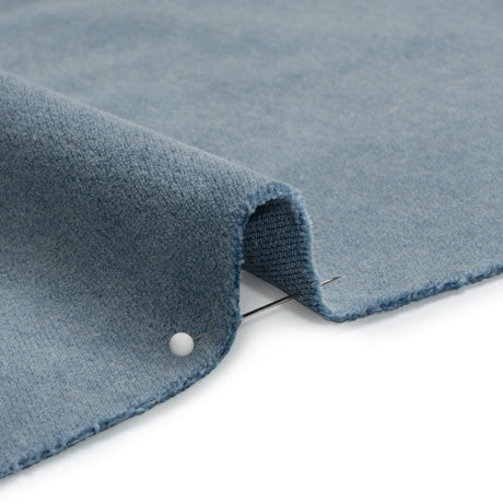 Cotton and Polyester Upholstery Velvet - Denim - Banton Collection