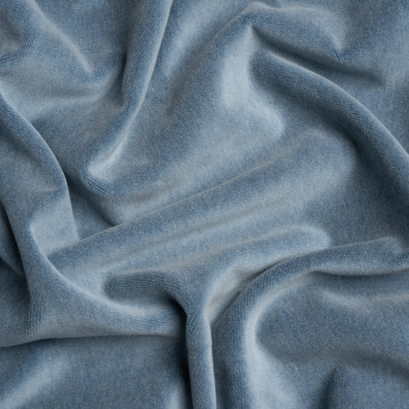 Cotton and Polyester Upholstery Velvet - Denim - Banton Collection
