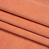 Cotton and Polyester Upholstery Velvet - Tangerine - Banton Collection