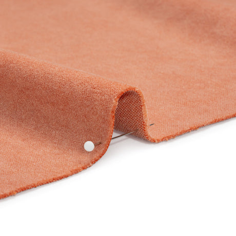 Cotton and Polyester Upholstery Velvet - Tangerine - Banton Collection