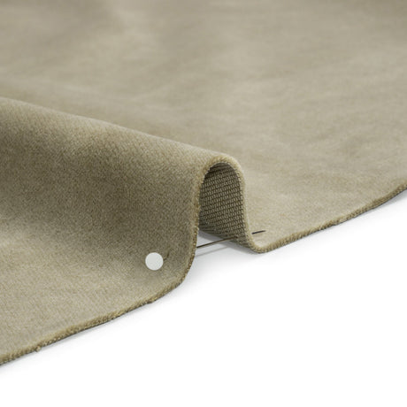 Cotton and Polyester Upholstery Velvet - Taupe - Banton Collection