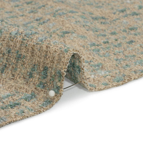 Tweedy Upholstery Boucle - Aqua - Torlea Collection