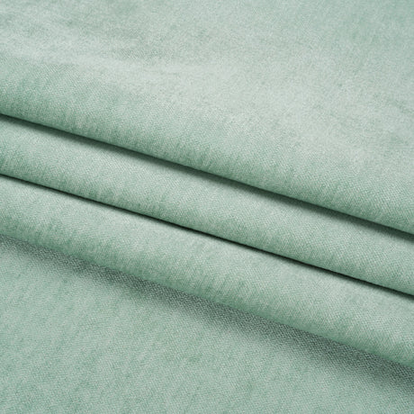Upholstery Chenille with Latex Backing - Aqua - Tonnet Collection