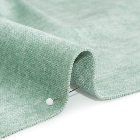 Upholstery Chenille with Latex Backing - Aqua - Tonnet Collection