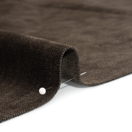 Upholstery Chenille with Latex Backing - Black Walnut - Tonnet Collection