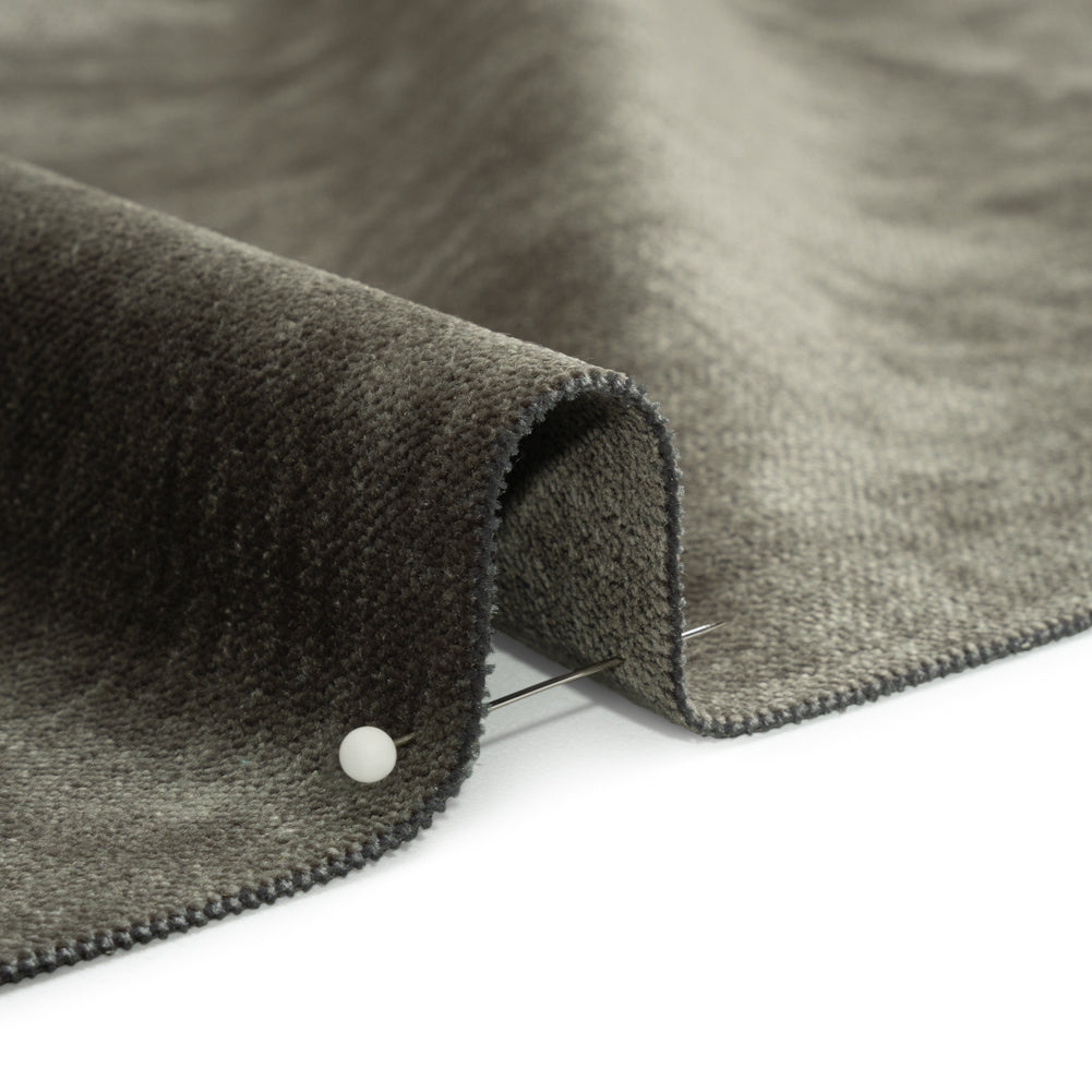 Upholstery Chenille with Latex Backing - Blue Steel - Tonnet Collection