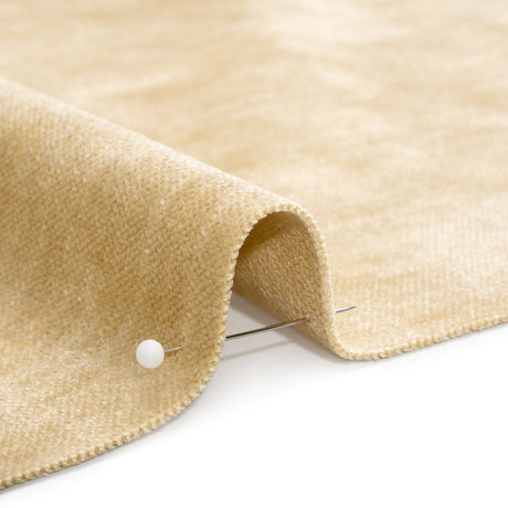 Upholstery Chenille with Latex Backing - Buttercream - Tonnet Collection