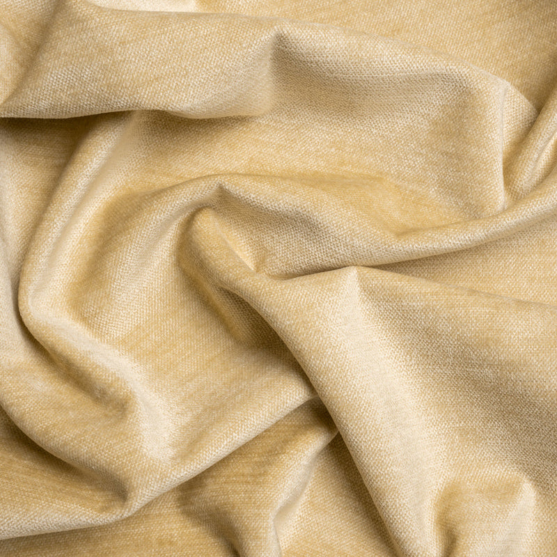Upholstery Chenille with Latex Backing - Buttercream - Tonnet Collection