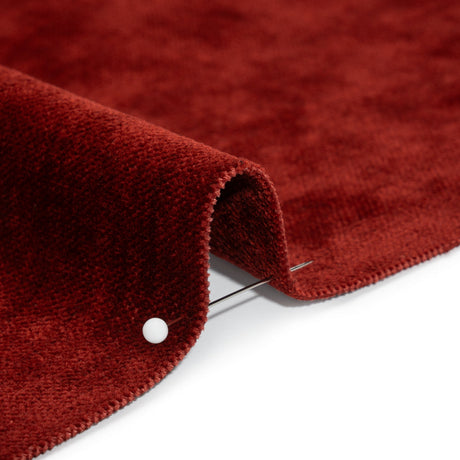 Upholstery Chenille with Latex Backing - Chili Pepper - Tonnet Collection