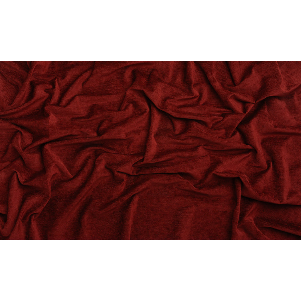Upholstery Chenille with Latex Backing - Chili Pepper - Tonnet Collection