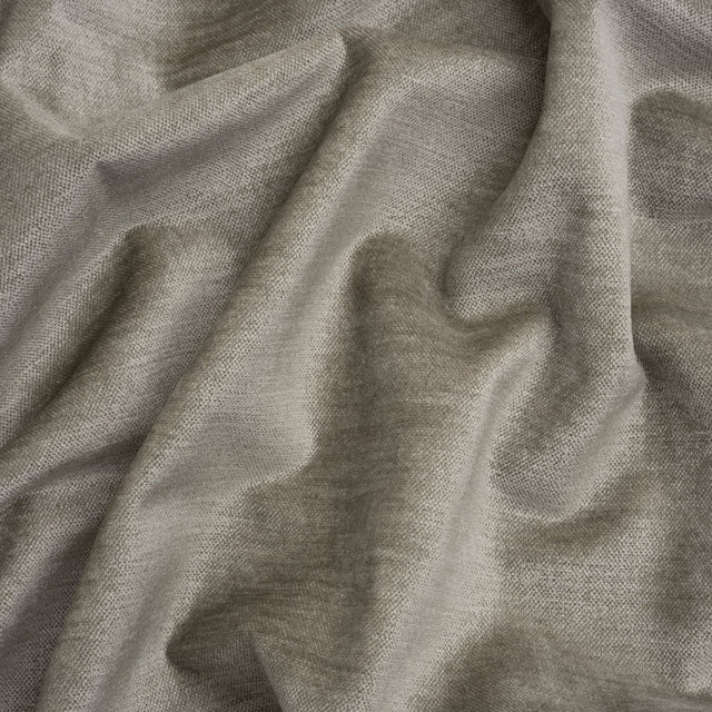 Upholstery Chenille with Latex Backing - Chrome - Tonnet Collection