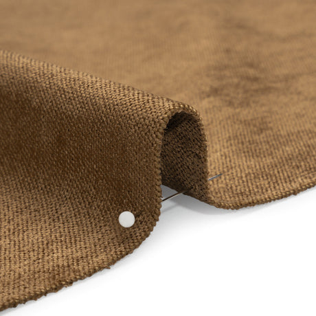 Upholstery Chenille with Latex Backing - Cocoa - Tonnet Collection