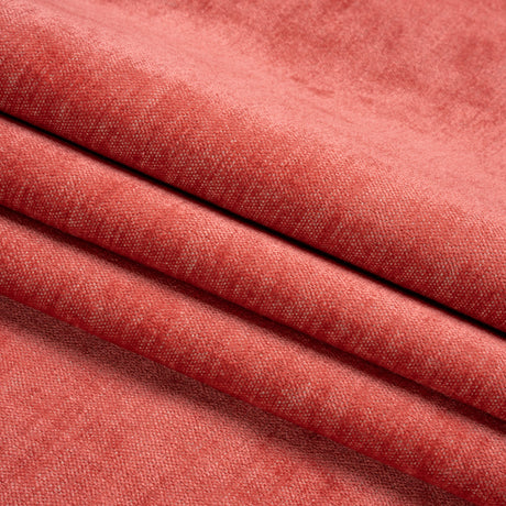 Upholstery Chenille with Latex Backing - Coral - Tonnet Collection