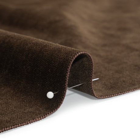 Upholstery Chenille with Latex Backing - Espresso - Tonnet Collection