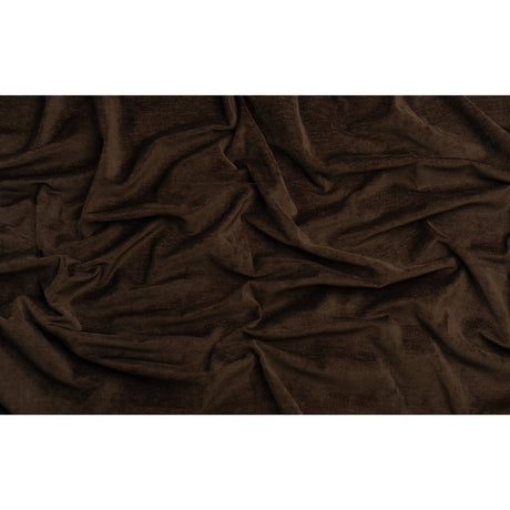 Upholstery Chenille with Latex Backing - Espresso - Tonnet Collection