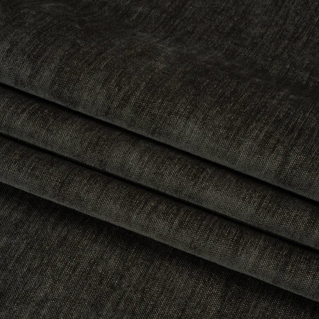 Upholstery Chenille with Latex Backing - Gunmetal - Tonnet Collection