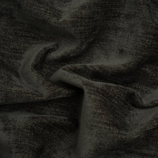 Upholstery Chenille with Latex Backing - Gunmetal - Tonnet Collection