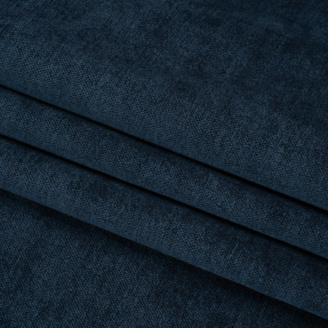 Upholstery Chenille with Latex Backing - Indigo - Tonnet Collection