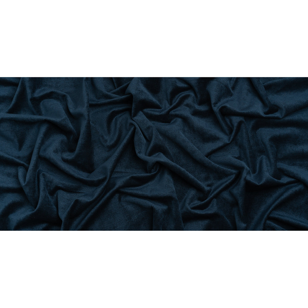 Upholstery Chenille with Latex Backing - Indigo - Tonnet Collection