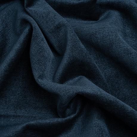 Upholstery Chenille with Latex Backing - Indigo - Tonnet Collection