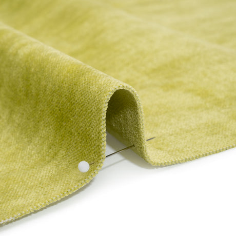 Upholstery Chenille with Latex Backing - Lime - Tonnet Collection
