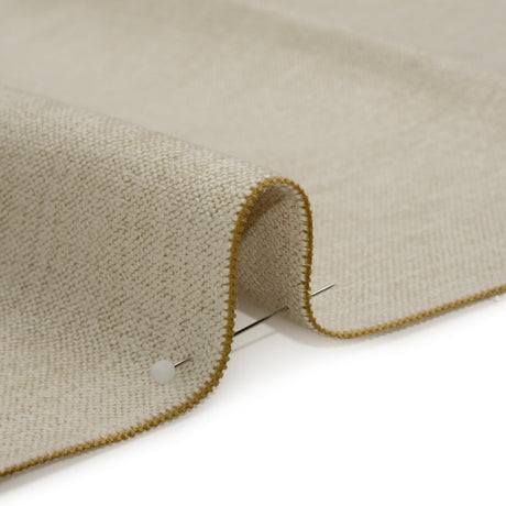 Upholstery Chenille with Latex Backing - Milk - Tonnet Collection
