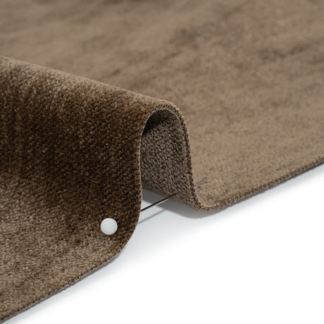 Upholstery Chenille with Latex Backing - Mocha - Tonnet Collection