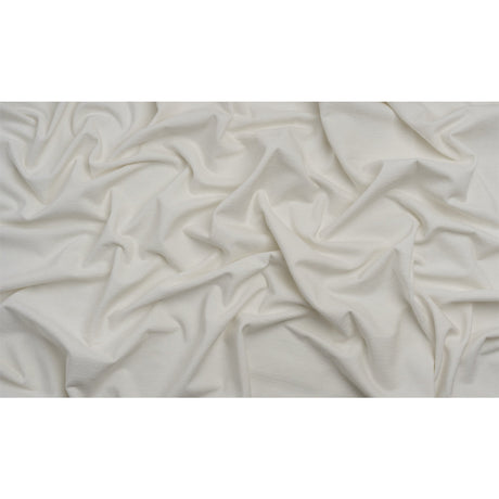 Upholstery Chenille with Latex Backing - Snow - Tonnet Collection